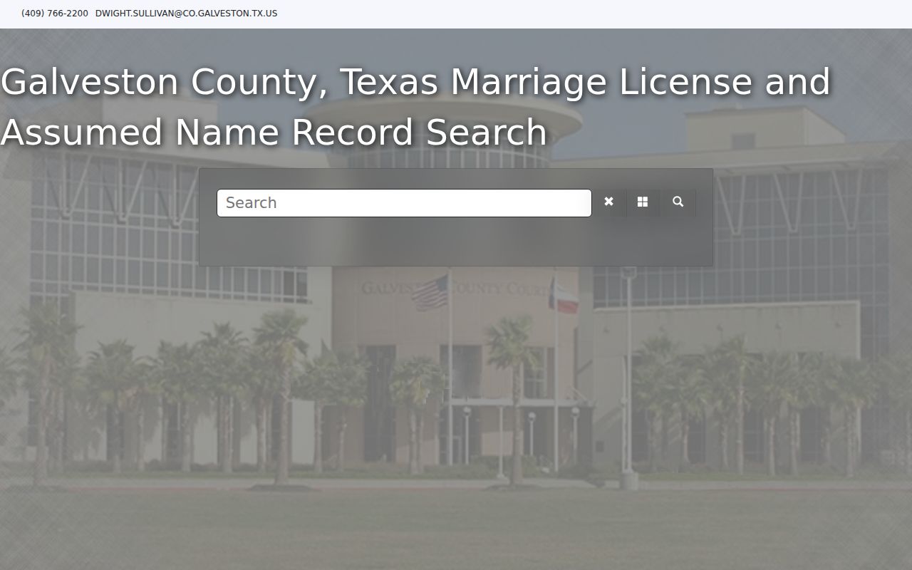 Galveston past residents deed research in the County Clerk Fidlar index